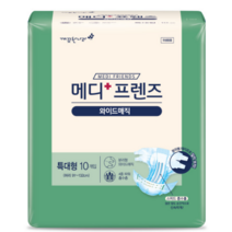 봄날 남녀공용 테입형 성인기저귀 특대형, 4팩, 10매입