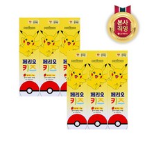LG 생활건강 페리오 키즈 3단계 치약 75g (피카츄) x 6개, 단품없음
