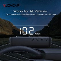 vjoycar v81 gps 헤드업 디스플레이 hud 미러 자동차 속도 프로젝터 자동 속도계 kmhkpm 모든 자동차 트럭 차량과 호환 가능