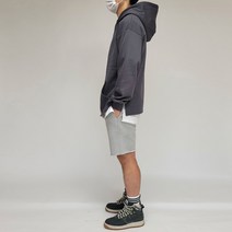 규민 옆트임 무지 후드티셔츠