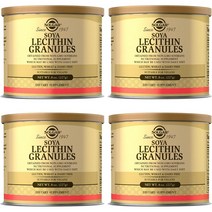 솔가 Solgar Lecithin Granules 레시틴 과립 파우더 분말 8oz(227g) 4병, x, 1개