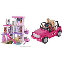 바비(Barbie) 드림하우스 라이트와 사운드로 즐거움 비치 크루저 [옷차림 인형·김의 것][돌 액세서리 첨부][3세~]CJD12[세트 사]