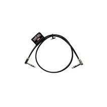 정품 ERNIE BALL 6410 플랫 리본 스테레오 패치 케이블 블랙 24인치 60cm EB 6410 24 FLAT RIBON STEREO PATCH CABLE BK