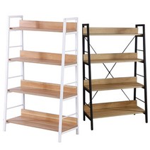 RNO606 책장 4단 W700 장식장 진열장 선반 DIY, 화이트