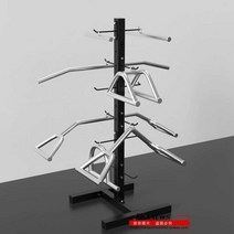 헬스장비 거치대 로프 장비거치대 헬스용품 운동기구, 검은색