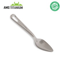 AMG티타늄 티탄 스푼(구형) 수저 캠핑용품 백패킹 등산용품 AMG TITANIUM, 단품, 1개