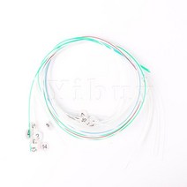 Yibuy 16 조각 나일론 Lyre 하프 문자열 세트 Muical 악기 부품, 01 MULTI