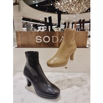 소다 소다 발편한 데일리 세련된 앵클부츠 B221 8CM( 발편한 데일리 여성 세련된 장식 앵클부츠)NC신구로