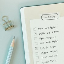 체크리스트 마스킹 테이프, 동그라미