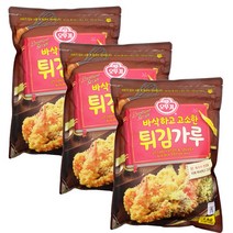 오뚜기 바삭하고 고소한 튀김가루 1kg x 3개