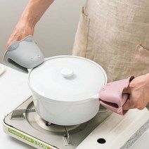 실리콘 주방 악어 장갑, 그레이