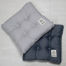 희아랑 모던디자인데님방석 경추방석 의자방석 도넛츠방석 원형방석 자세교정방석 푹신한쿠션 모던방석, 두툼한굽형-굽블루