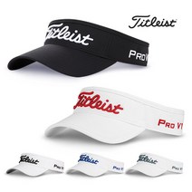 [타이틀리스트정품] 투어 퍼포먼스 썬캡(TH8VTPWK-9), 화이트/블랙