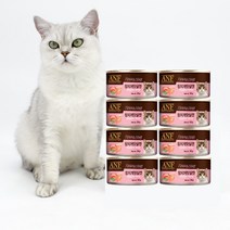동동이네 고양이 간식 ANF 고양이캔 참치와 게맛살 젤리소스 95g 길냥이 통조림 주식캔, 1개
