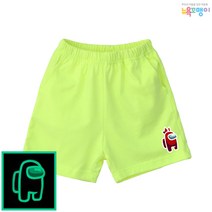 뉴욕꼬맹이 어몽어스 야광 네온 반바지 ASS001