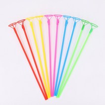 [피앤비유니티]중형스틱(40cm) 호일풍선용스틱, 중형스틱-핑크