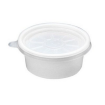 유앤팩 일회용 소스용기 + 뚜껑 세트 소 70mm, 1개입, 200세트