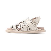 22SS SIMONE ROCHA 시몬로샤 여성 컷아웃 디테일 샌들 크림 SLD360740