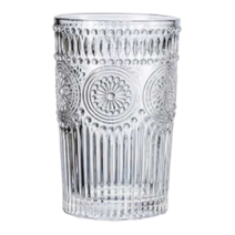 블루선 북유럽풍 싱글몰트 하이볼 온더락 엔틱 유리컵 350ml, 투명 색상, 6개
