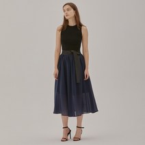 [ALANI THE GREY] BERYL SKIRT (NAVY)
