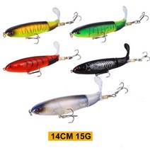 1set 와퍼 플러퍼 미노 낚시 lure13g15g35g 크랭크 베이트 낚시 인공 하드 미끼 wobbler 회전 꼬리 낚시 도구, 5개-35g-b