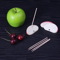 탕후루꼬치 캠핑꼬치 대나무꼬지 2.5X100mm 단면 3000개, 단품