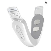 가정용고주파 얼굴리프팅기구 초음파마사지기 ems 이중 턱 v-라인 업 벨트 led 진동, 하얀