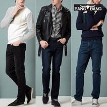[뱅뱅] 남성 슬림핏 스판 데님 3종택1 (P001767682)