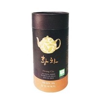 국내산 명인 반발효 황차 80g 답례 선물세트 패키지 어린차엽 녹찻잎 몸을따뜻하게하는차 차종류 맛있는차 속편