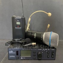 방송용 무선 소형마이크 휴대용 DDKR 품질 전문 마이크 무대 대형 BE58A, 7.ULXD4-B87A-fullset