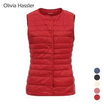[올리비아하슬러] 구스다운 경량 베스트