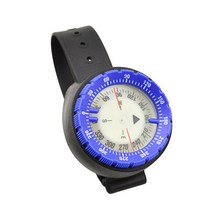 Digital Scuba Luminous Balanced Watch 수중 50m 다이빙 나침반 네비게이터, 푸른