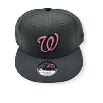 New Era 워싱턴 내셔널스 9Fifty Heather B1 조절식 스냅백 모자 캡 194090146479