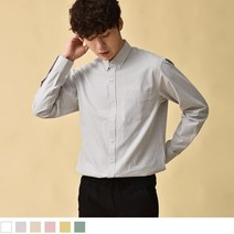 [제이브로스]라벨 워싱 버튼 다운 셔츠