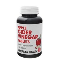 아메리칸헬스 애플 사이다 비니거 다이어트 코티드 타블렛, 200개입, 1개