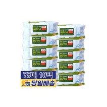 균이제로 손소독 항균 제균 대용량 물티슈 75매 48팩, 균이제로 소독용에탄올 살균 소독 알콜 티슈 75매 10