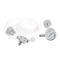 수조용 수초를 위한 밸브 압력 게이지가 있는 DIY CO2 아쿠아리움 플랜트 시스템 키트 이산화탄소 발생기