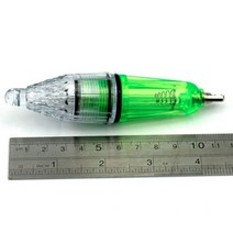 11.5cm AA 배터리 딥 드롭 수중 LED 낚시 미끼 전자 도구 파인더 램프 Attractor Lure Light, CN, A