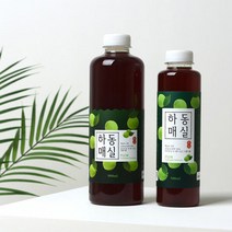 하동 매실원액, 2개, 900ml