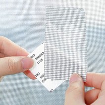 붙이는 모기장 방충망 방충망틀교체 필터용 부직포 방충망시공 방충망교체 미세방충망 붙이는방충망, 패치형(6개입)