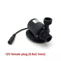 모터 펌프 가정용 농업용 소형 수중 워터 초저소음 dc 12v 24v 홈 800lh 휴대용 브러시리스 잠수정 5m 냉각 시스템 분수 히터 미니, 12v DC 커넥터