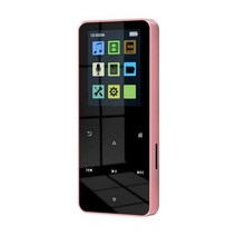 MP3 MP4 플레이어 블루투스 내장 스피커 터치 키 FM 라디오 비디오 재생 전자 책 HIFI 금속 음악, No Card 3