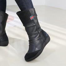 제이슈 지쎄수제화 천연양가죽 퍼안감 위니 미들부츠 4.5cm