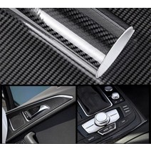 유압 광택 5d 탄소 섬유 포장 비닐 필름 바이크 오토바이 타블렛 스티커 및 Decals 자동차 액세서리 스타일링 152x10 Cm, [01] Black, 1개