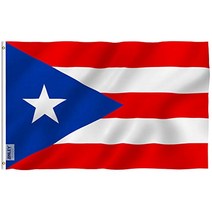 Anley Fly Breeze 3x5 Foot Puerto Rico Flag - Vivid Color and Fade Proof - Canvas Header and Double S, 1