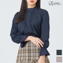 로엠 변형소재 프릴넥 블라우스 RMBL94VR12