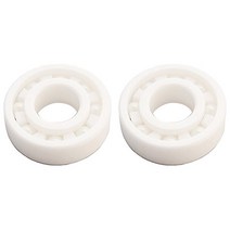 2pcs 전체 세라믹 볼 베어링 623 3x10x4 mm ZrO2 지르코니아 세라믹 베어링, 하나, 하얀색, 01 WHITE