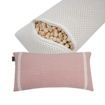 바른유통 국내산 피톤치드 편백베개(완성품)누빔핑크 1개, 누빔핑크