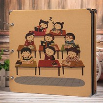 접착앨범 졸업 기념첩 DIY 성장함 루스리프 수첩 레노트 책글 쓸 있다 사진첩 제작 핸드메이드 2615641478, $15 인치 기억 내 30 장 60 면