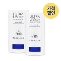 떼즈블랑 떼즈블랑 울트라 유브이컷 선스틱(SPF50+ PA++++) - 언제 어디서든 간편하게 쓱쓱! 피부 노화의 주범 자외선 걱정 Bye, 울트라 유브이컷 선스틱 1개